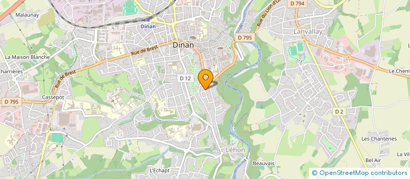 localisation de l'entreprise ILAGO GROUP à DINAN