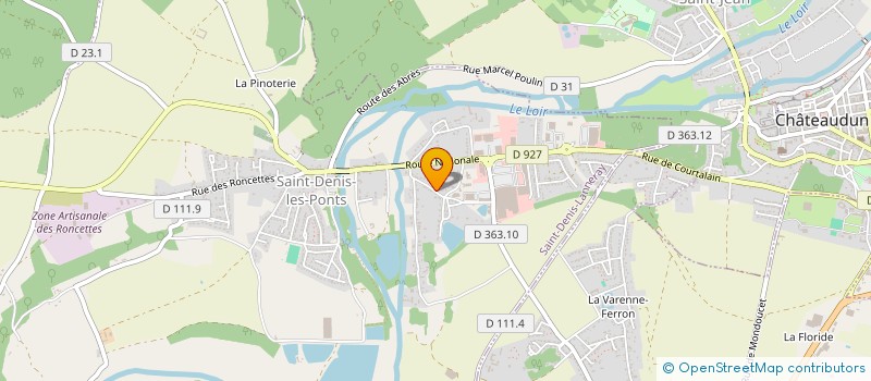localisation de l'entreprise ILAKS à SAINT-DENIS-LANNERAY