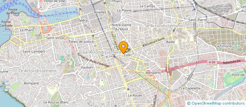 localisation de l'entreprise ILAM à MARSEILLE