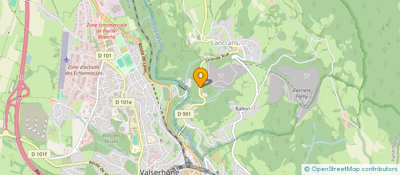 localisation de l'entreprise ILAMEDA à VALSERHONE