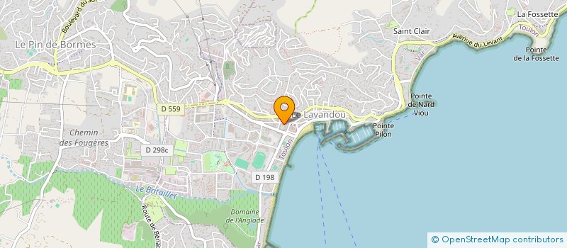 localisation de l'entreprise ILAN à LE LAVANDOU