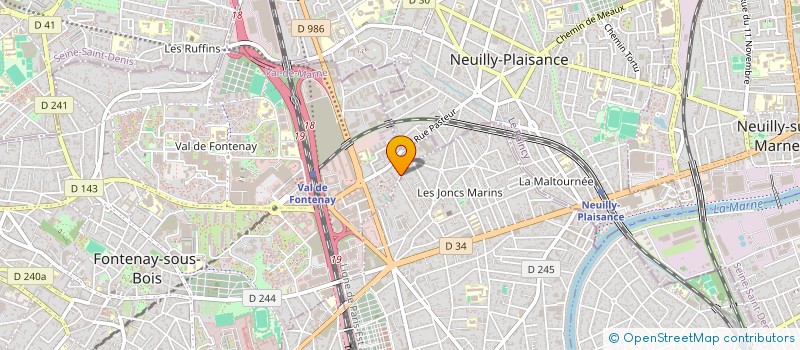 localisation de l'entreprise ILAN à FONTENAY-SOUS-BOIS