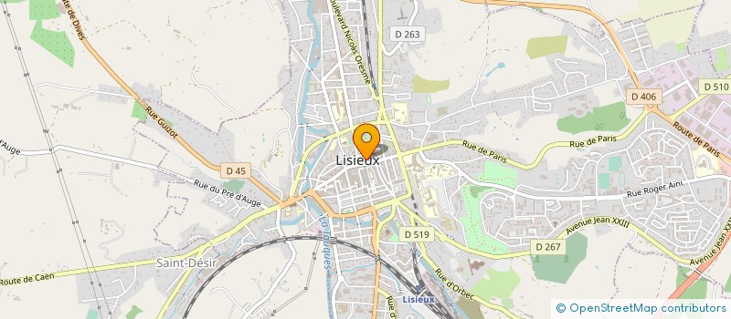 localisation de l'entreprise ILAN à LISIEUX