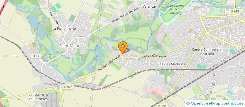 localisation de l'entreprise ILAN à CHATEAUROUX