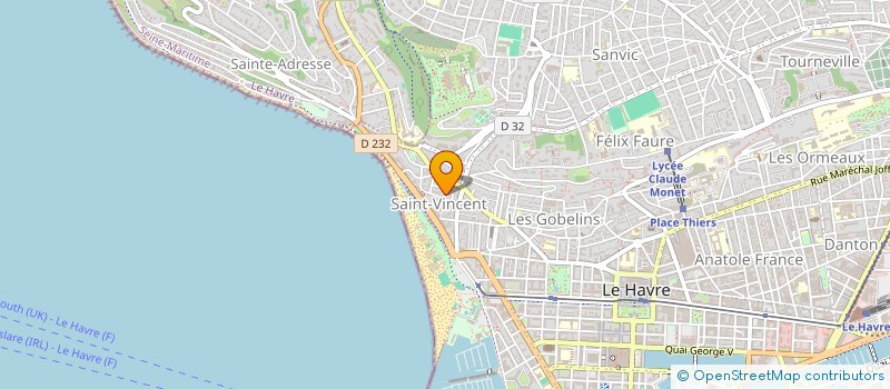 localisation de l'entreprise ILAN IMMO à LE HAVRE