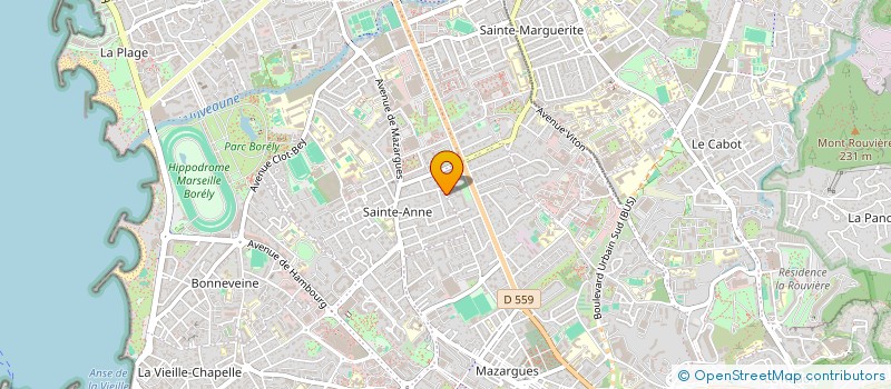 localisation de l'entreprise ILANA à MARSEILLE