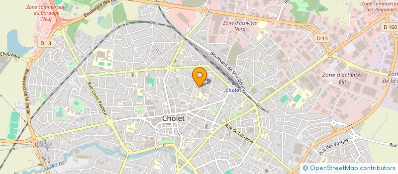 localisation de l'entreprise ILANALO à CHOLET
