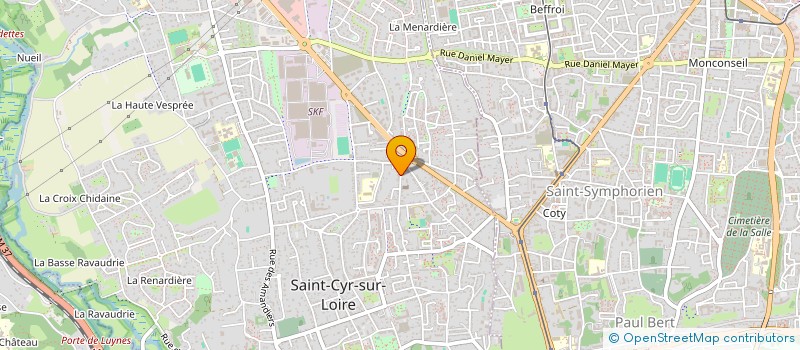 localisation de l'entreprise ILANAS  SAINT-CYR-SUR-LOIRE