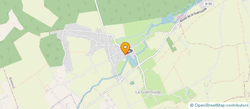 localisation de l'entreprise ILANGA à BRETEUIL
