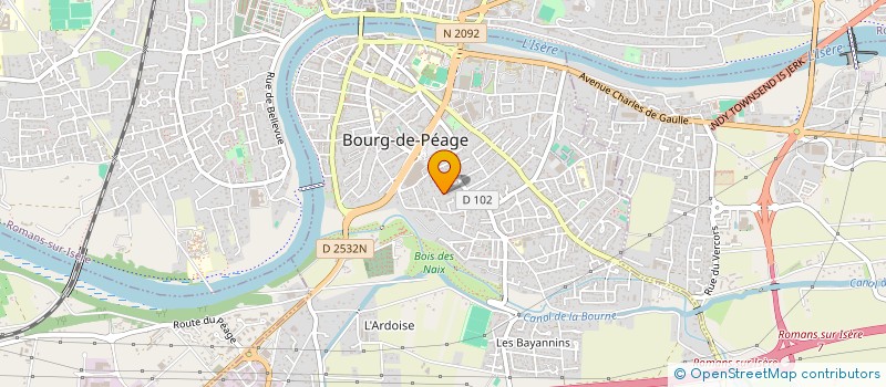 localisation de l'entreprise ILANGA  BOURG-DE-PEAGE