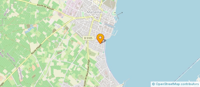 localisation de l'entreprise ILANGDAT à MARSEILLAN