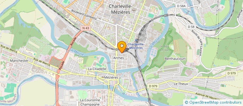 localisation de l'entreprise ILANN à CHARLEVILLE-MEZIERES