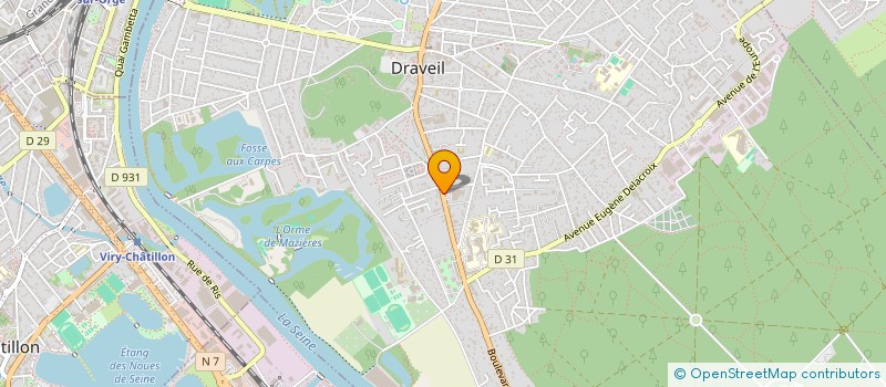 localisation de l'entreprise ILANOA à DRAVEIL