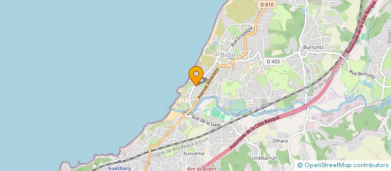 localisation de l'entreprise ILARGI BETEA à BIDART