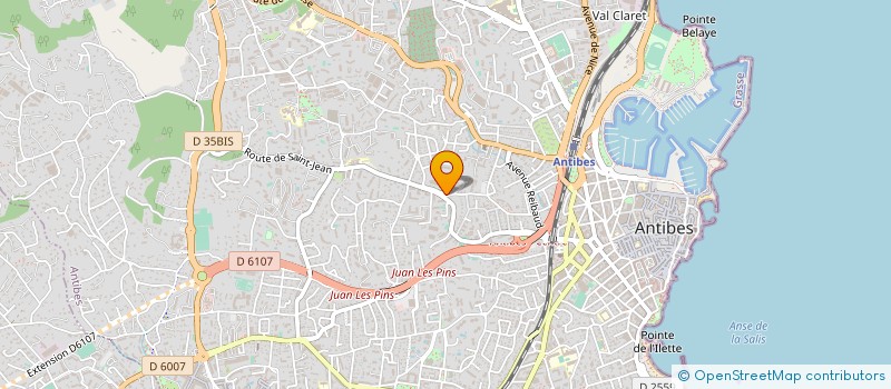 localisation de l'entreprise ILASO à ANTIBES