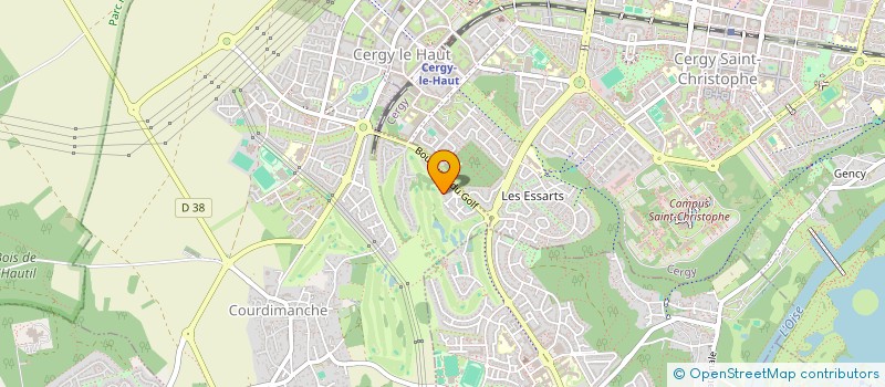 localisation de l'entreprise ILAWAC  COURDIMANCHE