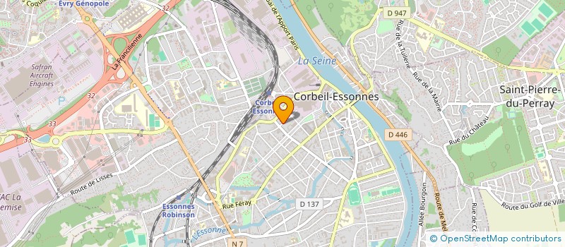 localisation de l'entreprise ILAY  CORBEIL-ESSONNES