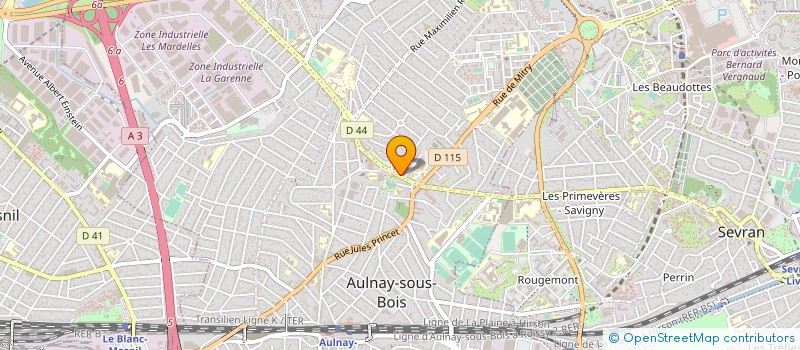 localisation de l'entreprise ILAYDA à AULNAY-SOUS-BOIS