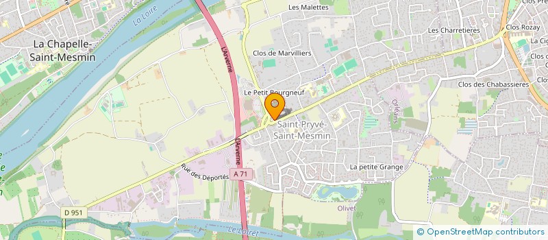 localisation de l'entreprise ILAYDA  SAINT-PRYVE-SAINT-MESMIN