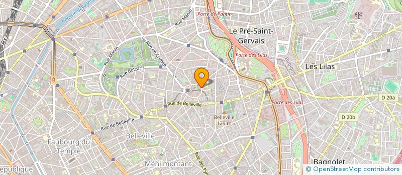 localisation de l'entreprise ILB  PARIS