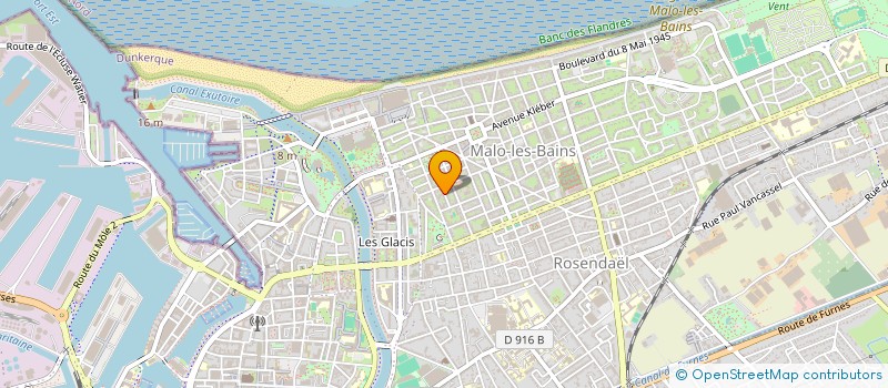 localisation de l'entreprise ILB à DUNKERQUE