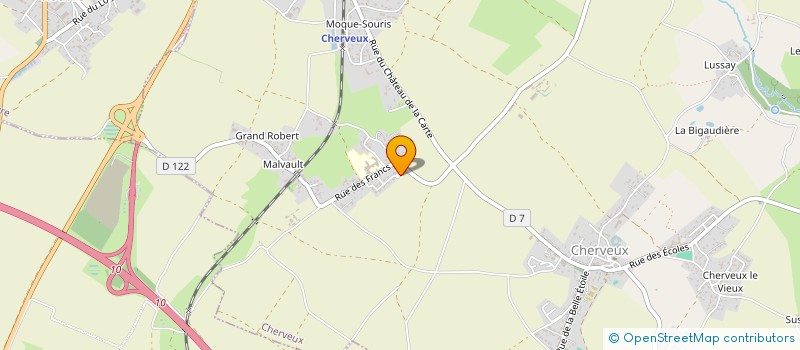 localisation de l'entreprise ILB PROJET-IMMO  BESSINES