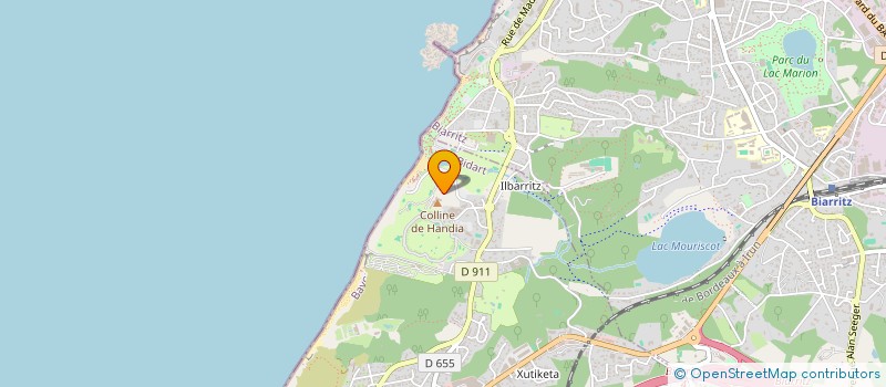 localisation de l'entreprise ILBAMAR à BIDART