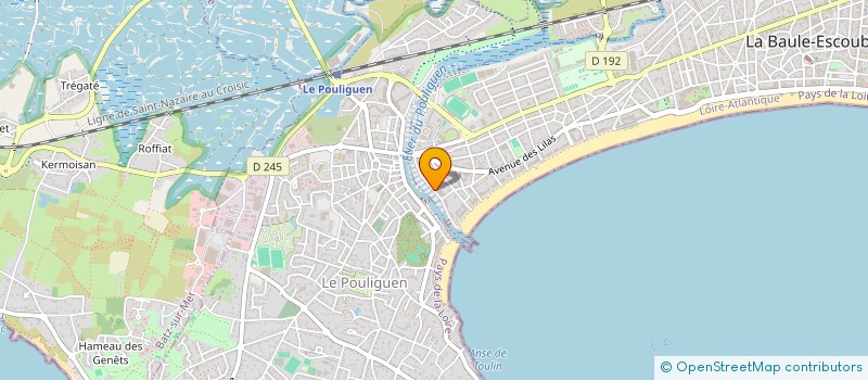 localisation de l'entreprise ILBM  LE POULIGUEN