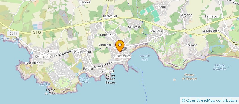 localisation de l'entreprise ILBS à PLOEMEUR