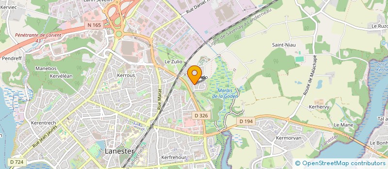 localisation de l'entreprise ILC IMMO  LANESTER