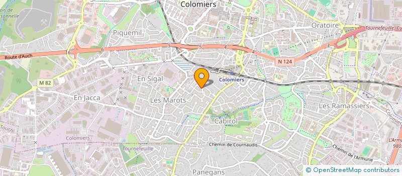 localisation de l'entreprise ILCA à COLOMIERS