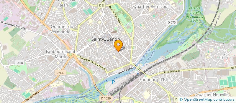 localisation de l'entreprise ILCO ASSOCIATION DES STOMISES DE PICARDIE à SAINT-QUENTIN