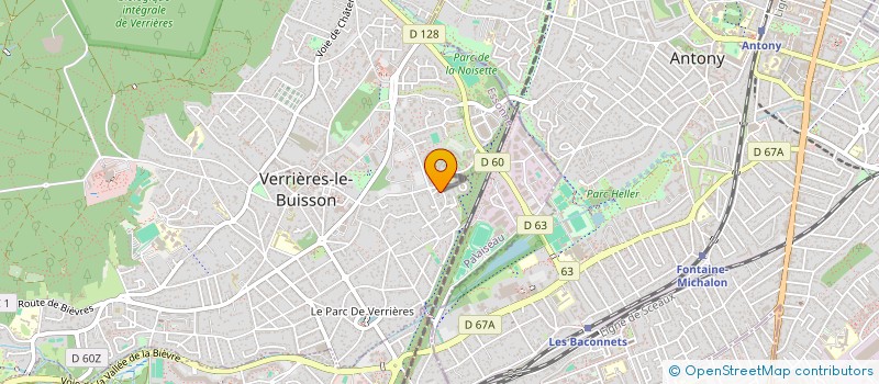 localisation de l'entreprise ILCOP à VERRIERES-LE-BUISSON