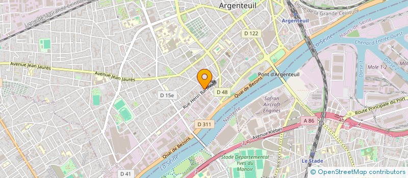 localisation de l'entreprise ILD CLIM à ARGENTEUIL