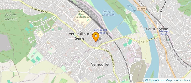 localisation de l'entreprise ILDAN CREDITS CONSEILS à VERNEUIL-SUR-SEINE