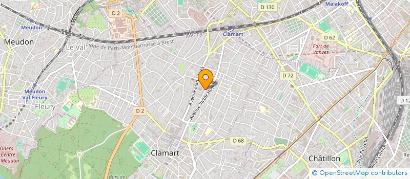 localisation de l'entreprise ILE BOURBON à CLAMART