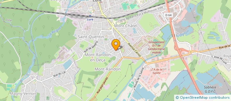 localisation de l'entreprise ILE COTEY  VY-LES-LURE