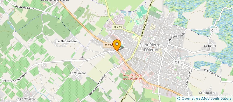 localisation de l'entreprise ILE D'OLERON ARCHITECTURE  SAINT-PIERRE-D'OLERON