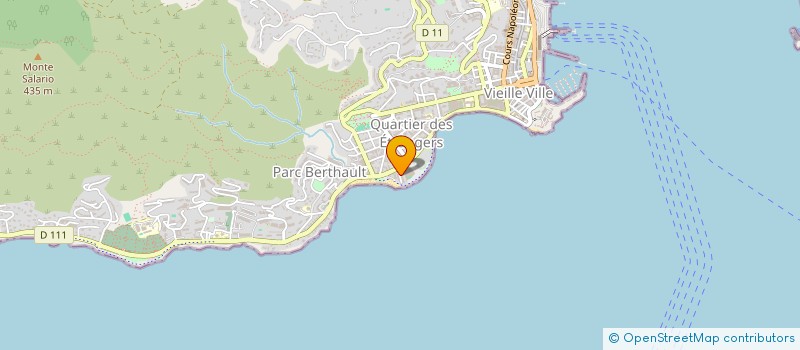 localisation de l'entreprise ILE DE BEAUTE CONSULTING à AJACCIO