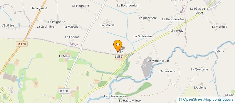 localisation de l'entreprise ILE DE FRANCE  BALAZE