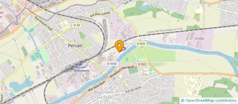 localisation de l'entreprise ILE DE FRANCE  PERSAN