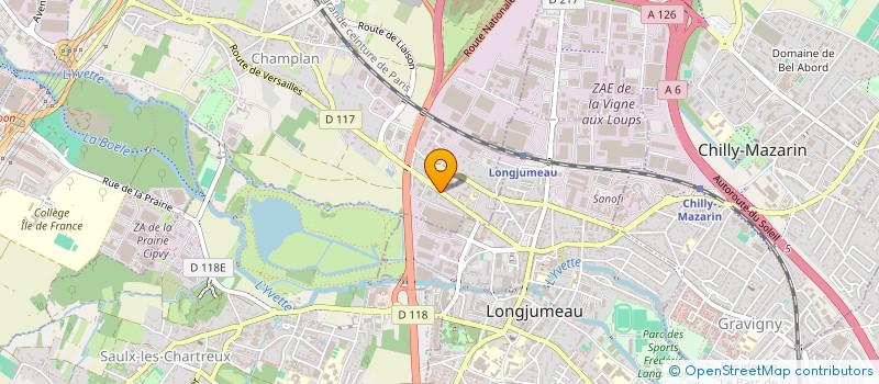 localisation de l'entreprise ILE DE FRANCE AMENAGEMENTS EXTERIEURS à CHAMPLAN