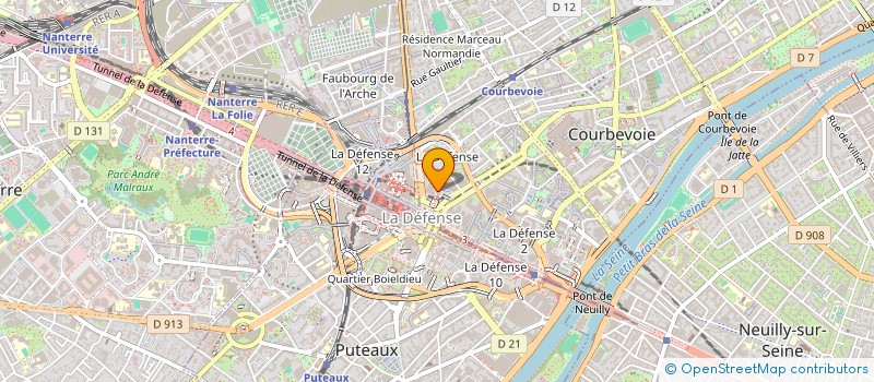 localisation de l'entreprise ILE DE FRANCE BATIMENT à COURBEVOIE