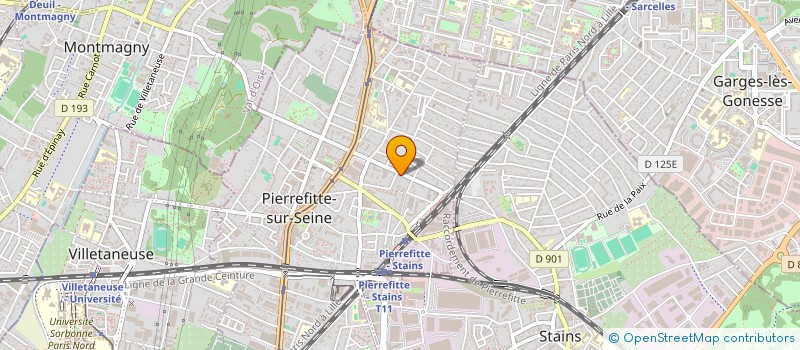 localisation de l'entreprise ILE DE FRANCE BATIMENT à PIERREFITTE-SUR-SEINE