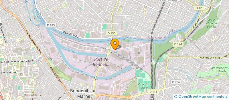 localisation de l'entreprise ILE DE FRANCE BERGERAT MONNOYEUR à BONNEUIL-SUR-MARNE