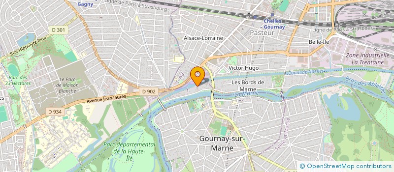 localisation de l'entreprise ILE-DE-FRANCE BETON à GOURNAY-SUR-MARNE