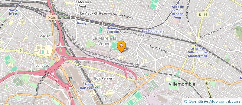 localisation de l'entreprise ILE DE FRANCE CHAUFFAGE à VILLEMOMBLE