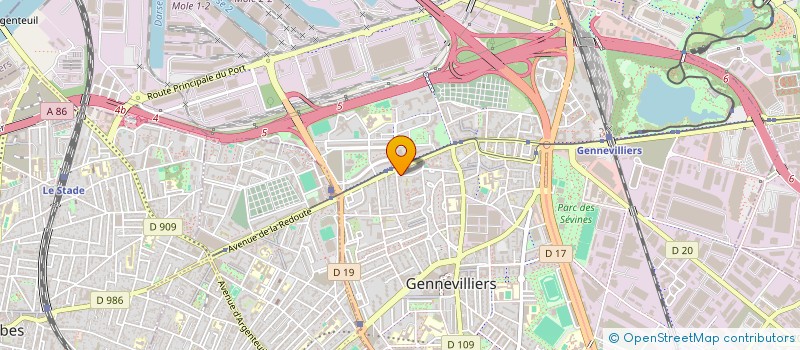 localisation de l'entreprise ILE DE FRANCE CONFORT  GENNEVILLIERS