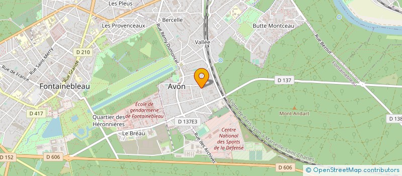 localisation de l'entreprise ILE DE FRANCE CONGRES à AVON