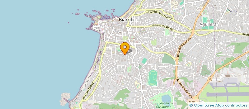 localisation de l'entreprise ILE DE FRANCE CONSTRUCTION à BIARRITZ